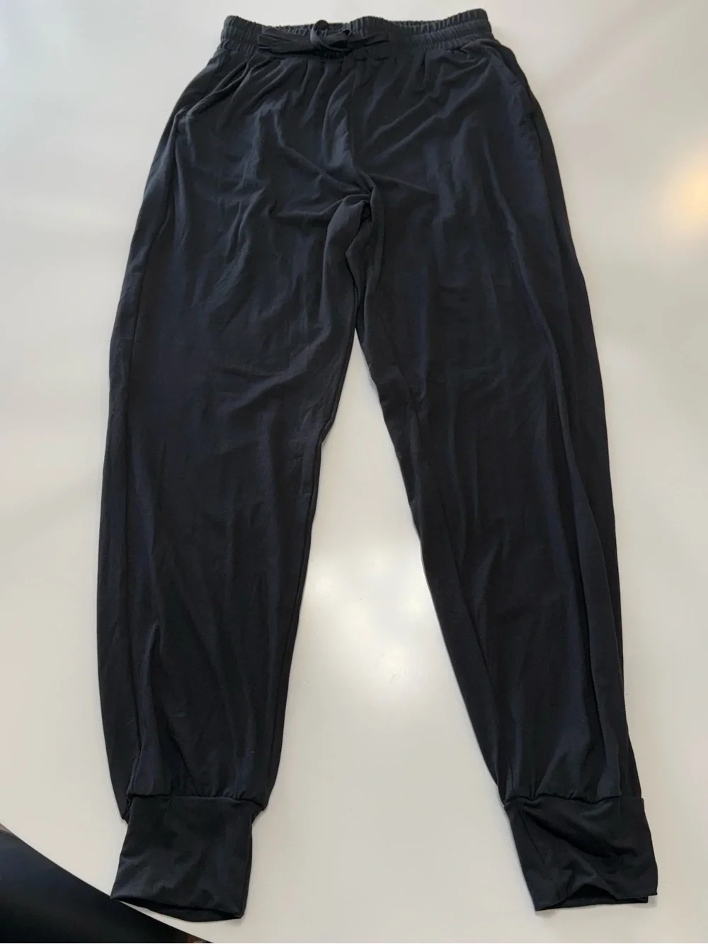 Everyday Black Drawstring Joggers for Women Size Medium NWOT